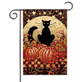 Pikkukuva 1 / 5: Burlap Vertical Double Sided, Trick or Treat Garden Flag Vertic