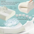 Miniatyrbild 3 av 4: Kontur Memory Foam Kudde, Ergonomiskt Cervicalstöd för Oöverträffad Komfort, Ortopediska Sovkuddar för Alla Sovställningar, Andningsbar Design,
