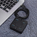 Pikkukuva 4 / 5: Hub USB3.0 Splitter 4-in-1 -telakka-asema 4-porttinen monikäyttöinen kannettava lisälaite laajennukseen
