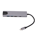 Miniatyrbild 5 av 7: Hub 5 i 1 USB C Multiport Snabb Enkel Laddning 4K Högupplöst Multimediagränssnitt Gränssnitt Hub Kortläsare