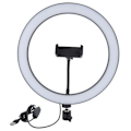 Miniatyrbillede 2 af 8: UN‑300 LED Ringlampe Tre Farver Trinløs Dæmpning Buelampe Overflade Fyldlys 30cm 26W