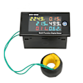Miniatyrbillede 2 af 8: AC-meter Enkeltfase LCD Digital AC Panel Meter Spænding Strøm Frekvens Amp Watt Effektmonitor AC40‑300V 0.00-110.0A