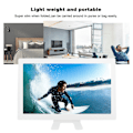 Pikkukuva 1 / 5: F13 Retractable Mobile Phone Screen Enlarge Magnifier Adjustable Video Amplifier StandWhite