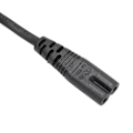 Pikkukuva 3 / 8: IEC320 C14 - C13 C7 -virtajohto, vedenpitävä IEC320 -virtajohto projektoreille 100-250 V 32 cm