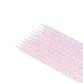 Miniatyrbilde 4 av 8: 100 stk engangsbruk neglebåndskyver dobbelt ende neglebånd manikyr pedikyrstikker rosa
