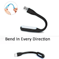 Miniatyrbillede 5 af 5: 3-pak Mini USB LED-lys, USB-lys til bærbar computertastatur, fleksibel læselampe, USB-drevet LED-lys, bærbar USB-bærbar lys