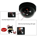 Miniatyrbild 5 av 5: Låtsasövervakningskamera, Ökad säkerhet med batteridrift och enkel installation för inom- och utomhusbruk, Simuleringslins CCTV Dome-kamera för