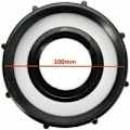 Miniatyrbilde 4 av 5: IBC-adapter DN80 3\" S100x8 100mm grov gjenge for reduksjon DN50 2\" S60X6 60mm for regntank