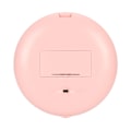 Miniatyrbillede 6 af 8: 3,5 tommer LED-spejl 1X 10X forstørrelse dobbeltsidet makeup-spejl til hjemmet rejse indbygget batteri pink