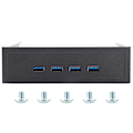 Miniatyrbillede 1 af 5: Højhastigheds 20Pin 4-Port USB 3.0 Hub Optisk Disk Driver Frontpanel