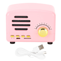 Miniatyrbilde 1 av 5: Mini Bluetooth trådløs høyttaler liten USB lading rosa bærbar utendørs håndfri