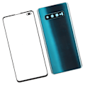 Pikkukuva 1 / 8: Samsung S10+Plus -puhelimen takalasin kansi ja ulompi lasipaneelin vaihto (vihreä)