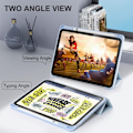 Miniatyrbild 3 av 5: 10,2 tums iPad-fodral, mjukt mikrofiberfoder, TPU-baksida, fullständigt skydd för 9:e/8:e/7:e generationen, lätt och slagtålig design