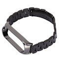 Miniatyrbillede 2 af 5: Smartwatch håndledsrem i rustfrit stål, anti-tabt med dobbelt lås folde spænde til Mi Band 6