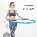 Miniatyrbild 2 av 5: Justerbar Viktad Hula Hoop, Kärnmuskelintensitet för Träningsentusiaster, Lätt att Bära Design för Mångsidiga Träningspass, Bränn Kalorier med Dynamik