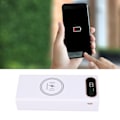 Pikkukuva 1 / 8: L16 DIY Power Bank 18650 Akku Kotelo Nopea Lataus 22.5W ja 15W Langaton Lataus Power Bank 2 USB Lähtöporttia LCD Näyttö Valkoinen