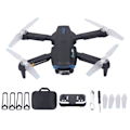 Miniatyrbild 2 av 8: S98 4-axlig RC-flygplan Dubbelkamera 360 graders hinderundvikande Coola lampor Fällbar flygande Quadcopter