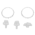 Miniatyrbild 3 av 5: Ersättningsknappar L2 R2 Full Buttons Set Ersättningsknapp Reparationssats för PS5-kontroller