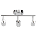 Miniatyrbillede 4 af 5: 3 LED Skinnelys Base Justerbar Fleksibelt Roterbar 3 Vejs Loftspot Base til Soveværelse Spisestue Stue Indkøbscenter