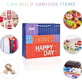 Miniatyrbilde 4 av 5: 4 stk. Happy container fashion gavepose papirpose Varmt folie papirpose gaveeske gavepose Barneleker håndveske