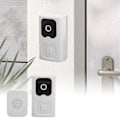 Miniatyrbillede 1 af 8: Smart trådløs fjernbetjening videodørklokke intelligent mobiltelefon fjernbetjening Wifi HD nattesyn tovejs opkald dørklokke