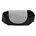 Miniatyrbillede 4 af 5: Baby Stroller Multi Pocket Opbevaringspose Justerbar Spænde Håndvogn Hængende Taske Multi Pocket Baby Stroller Taske Sort Grå