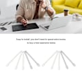 Miniatyrbillede 7 af 8: 4 sæt udskiftning touch stylus spidser pen nibs til Samsung Galaxy S22 Ultra 5G udskiftning nib værktøjssæt hvid og grå