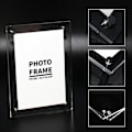 Miniatyrbillede 1 af 2: Transparent Fotoramme Akryl Billedramme til Visning af Certifikater og Fotos med Metalstativ 24,2 X 33,9 cm / 9,5 X 13,3 tommer