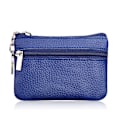 Miniatyrbild 1 av 5: Dames äkta lädermyntbörs Mini Pouch Change Wallet med nyckelring