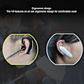 Miniatyrbillede 8 af 8: Bluetooth-øretelefon - Multifunktionel støjreduktion - Håndfri opkald - Indbygget mikrofon - Enkelt øretelefon-headset til kørsel og kontor