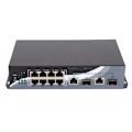 Miniatyrbild 1 av 7: Ethernet Mediaomvandlare Twisted Pair RJ45 10/100/1000M 2 Optisk Fiber 10 Portar Adaptiv SFP