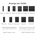 Miniatyrbild 4 av 6: Ultimat Elektronikverktygssats: Kompatibel med Arduino, Hane- och Honkrimpstift Förbättrar Kopplingsdäckskontakter, Enkel Krympning Säkerställer Snabb Montering
