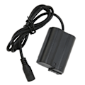Miniatyrbilde 8 av 8: EL15 DC-kobling Dummy Batteri DC-kobling Strømadaptersett for Nikon D7000 D7200 D7500 D500 D610 D750 100‑240VEU Plugg