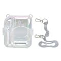 Pikkukuva 1 / 5: Läpinäkyvä kotelo Fujifilm Instax Mini 12 PC:lle, läpinäkyvä värikäs välitön kamerasuojakotelo säädettävällä olkahihnalla ulkokäyttöön