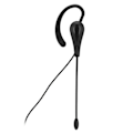 Miniatyrbillede 3 af 5: Enkelt øre headset med mikrofon kablet støjreducerende letvægts monoaural ørestykke headset til callcenter kontor