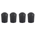 Pikkukuva 2 / 8: 4 kpl musta kumi kärki sellolle Endpin NOn Slip Cap Instrument Protector