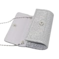 Miniatyrbild 4 av 4: Aftonväska Clutch Handväskor för Kvinnor Damer Glittrande Party Handväska Bröllopsväska Color:silver