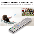 Miniatyrbild 2 av 5: Ersättningsfjärrkontroll för Sony TV RM-ED005 RM-GA005 RM-W112 RM-ED014 RM-ED006 RM-ED008