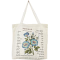 Pikkukuva 1 / 5: Vintage-painatettu juuttikassi, juuttikassi, ostoskassi, kangas