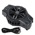Pikkukuva 2 / 8: S1 Semiconductor Phone Cooler Cooling Fan RGB Streamer Mobile Phone Radiator for Playing Games Watching Videos Black