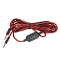 Miniatyrbillede 2 af 8: Hovedtelefonkabel Indbygget Mikrofon Udskiftning Headset Ledning med Lydstyrkekontrol til Logitech G433 G233 G Pro G Pro X PC Telefon