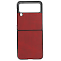 Miniatyrbild 1 av 5: Läderfodral för Samsung Galaxy Z Flip 3 Mobiltelefon Stötsäker Repskydd