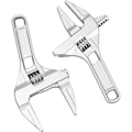Miniatyrbild 3 av 7: Rörmokarverktyg, justerbar skiftnyckel i aluminiumlegering med precisionsturbindesign, hög vridmomentprestanda, ultralätt kort skaft för arbete i trånga utrymmen