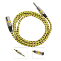 Pikkukuva 2 / 5: JORINDO XLR - 1/4 tuuman 6,35 mm uroskaapeli, balansoitu signaaliyhteys, mikrofonikaapeli