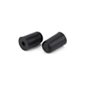 Pikkukuva 3 / 8: 4 kpl musta kumi kärki sellolle Endpin NOn Slip Cap Instrument Protector