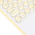 Miniatyrbild 4 av 8: Tangentbordsfodral 10 tum Runda Tangenthattar Touch Trådlösa Knappsatser med Silikonfodral för IOS Tablet/Air10.5/Pro10.5 Gul