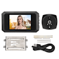 Miniatyrbillede 2 af 8: Smart Visuel Dørklokke 3,97 tommer 1080P High Definition LCD Skærm PIR Bevægelsessensorer Dørklokke til Hjem Hotel