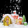 Miniatyrbild 3 av 5: Falsk omedelbar snöpudervalsk snöfestdekoration för moln mjukt sensoriskt leksakssnödekorationer