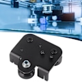 Miniatyrbillede 1 af 8: Bagplade i sort metal til 3D-printerekstruder med remskive til Ender3 V2