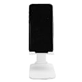 Miniatyrbilde 2 av 8: Justerbar skrivebordsstativ for mobiltelefon og nettbrett, webcast, nettkurs, telefonholder, hvit (sinklegering)